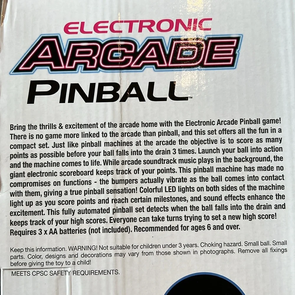 Ambassador Games Electronic Arcade Pinball